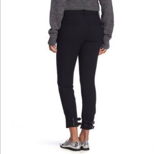 Tibi Anson Stretch Ankle-length pants with buckles, size 10